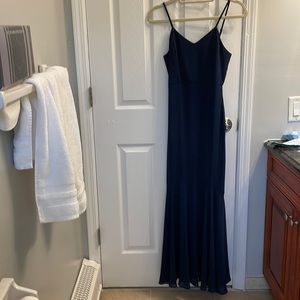 Lulus navy long maxi dress